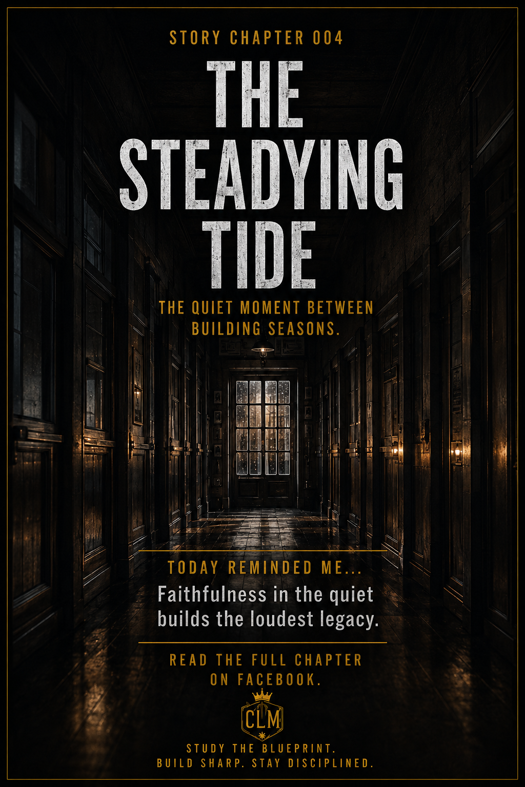 Original public visual for Story Chapter 004, The Steadying Tide